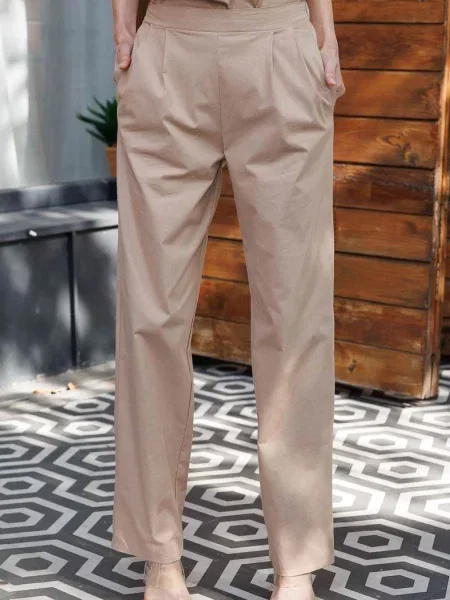 Женские брюки бежеві