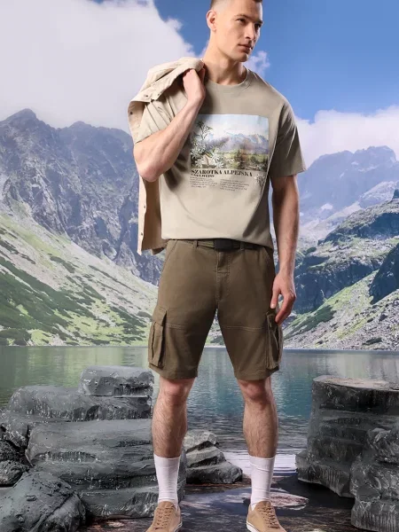 Тениска Medicine с принт зелено