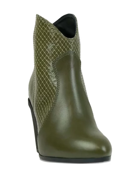 Cropp cizme scurte Hogan din piele verde