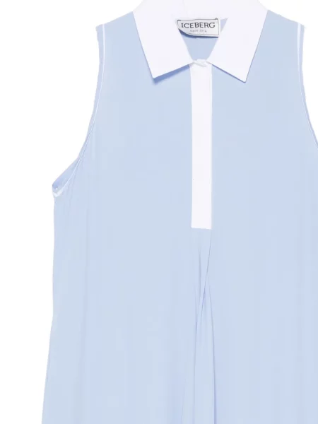 Gulerat rochie Iceberg fără mâneci albastru