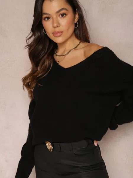 Sweter z Oversize Conime czarny