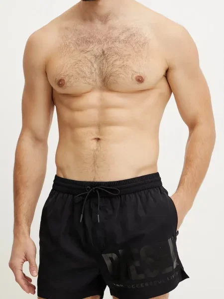 Diesel Plavkové šortky Diesel BOXER-SHORTS čierna