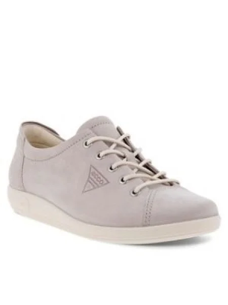 ECCO Poltopánky SOFT sivá