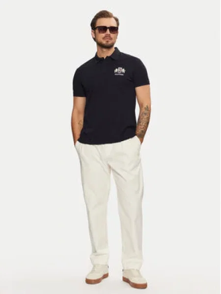 Tommy Hilfiger Polokošile Icon Graphic Tmavomodrá