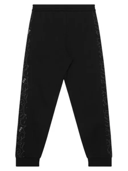 Teplákové kalhoty Emporio Armani černé