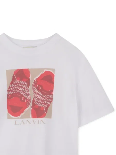 Dětské tričko Lanvin Enfant bílé