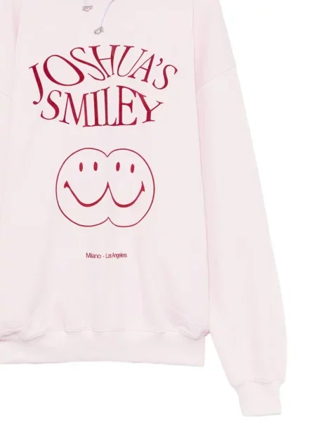Hoodie Joshua Sanders με σχέδιο ροζ
