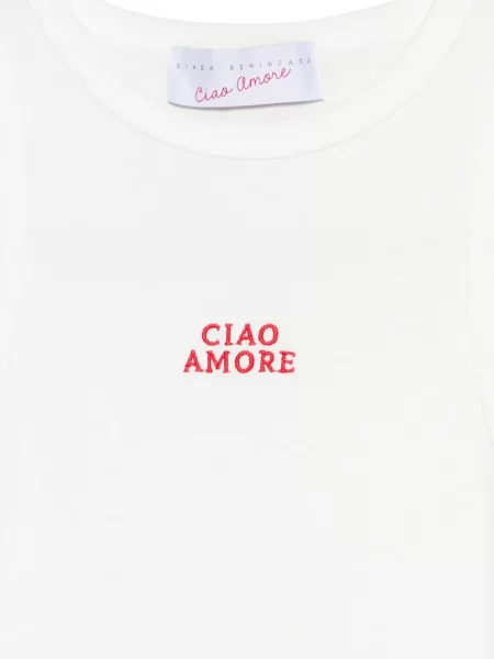 Top Giada Benincasa alb