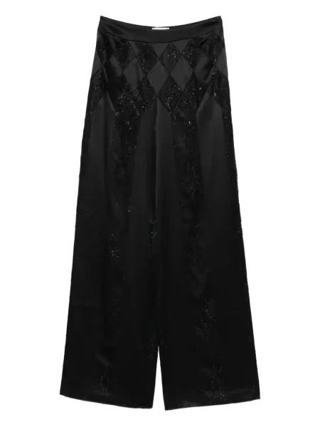Pantaloni Botsi din dantelă negru