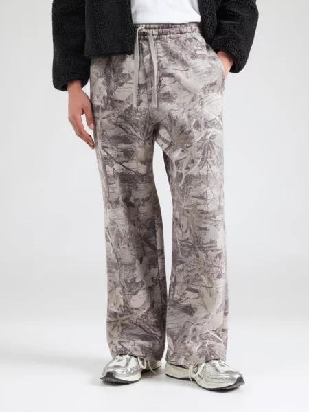 HOLLISTER Nadrág / khaki / piszkosfehér szürke