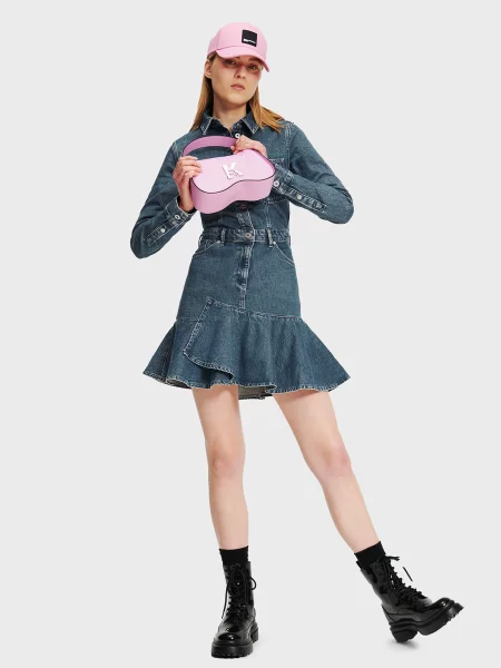 Джинсовое платье Karl Lagerfeld Jeans голубое