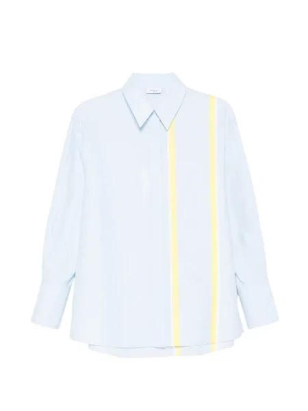 Koszula w paski Akris Punto niebieska