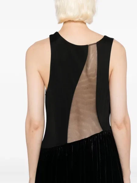 Rochie Quetsche transparente de costum negru
