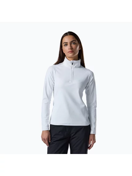 Bluză fleece pentru femei Rossignol Mid Layer Stretch Half Zip white alb