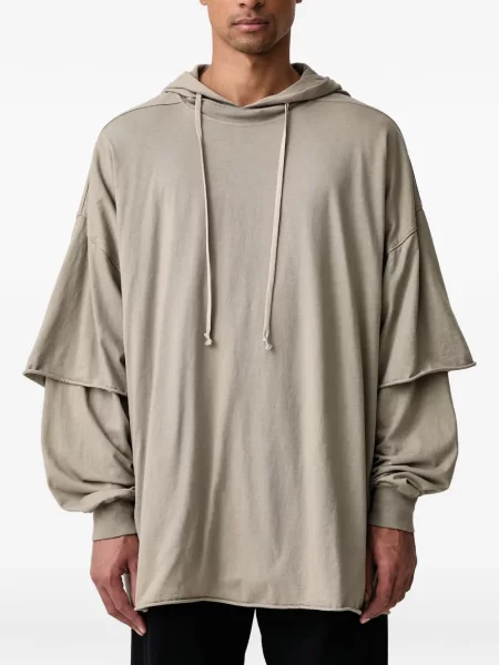 Bluza z kapturem Rick Owens Drkshdw zielona