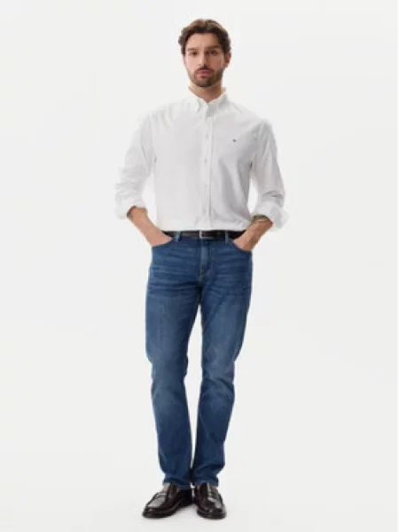 Poplínová košile Tommy Hilfiger bílá