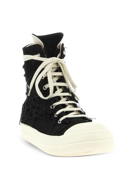 Tenisice Rick Owens Drkshdw s vezicama s čipkom crna