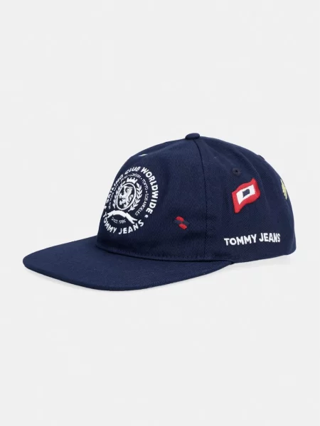 Tommy Jeans czapka z daszkiem granatowa