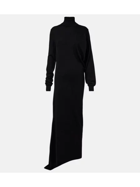 Rochie Magda Butrym de lână negru