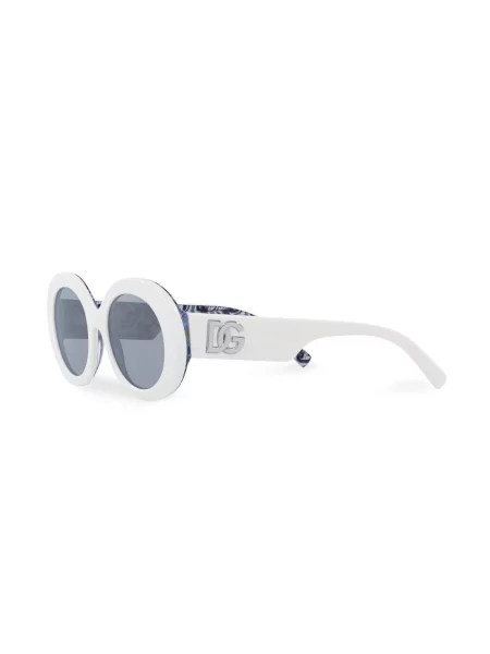 Saulės akiniai Dolce & Gabbana Eyewear balta