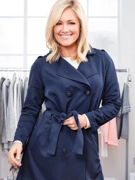 Тренч Tchibo віскоза/поліестер синій