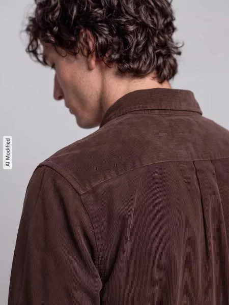 Polo Ralph Lauren koszula Corduroy brązowa