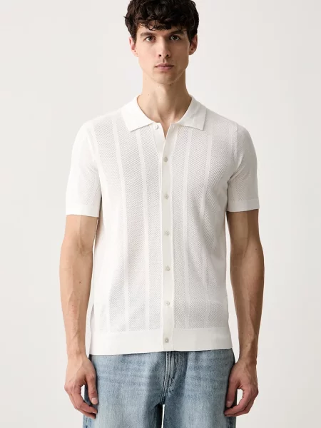 Tricou polo Karl Lagerfeld bej