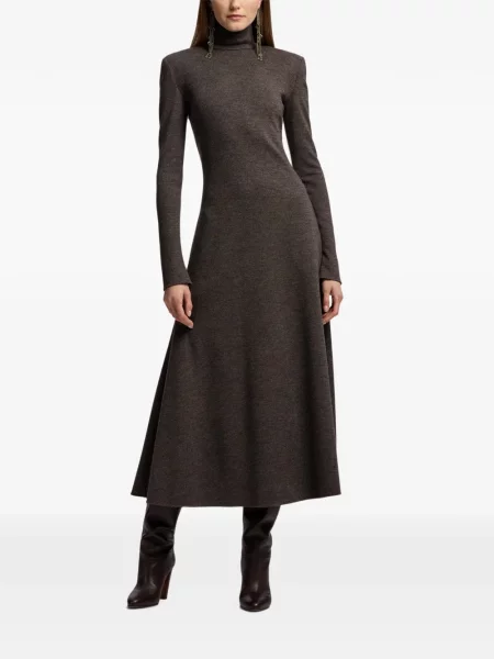 Rochie midi Ralph Lauren Collection maro