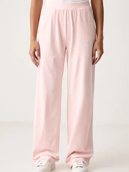 Guess Pantaloni trening deschis roz