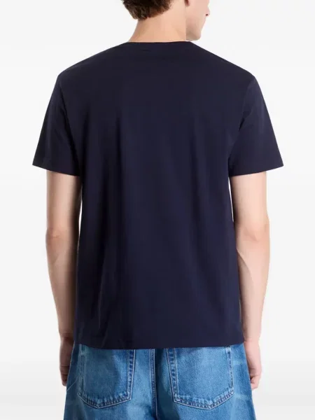 Tricou Gant cu imagine albastru