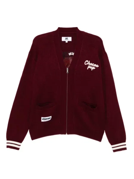 Cardigan Chocoolate tricotate roșu