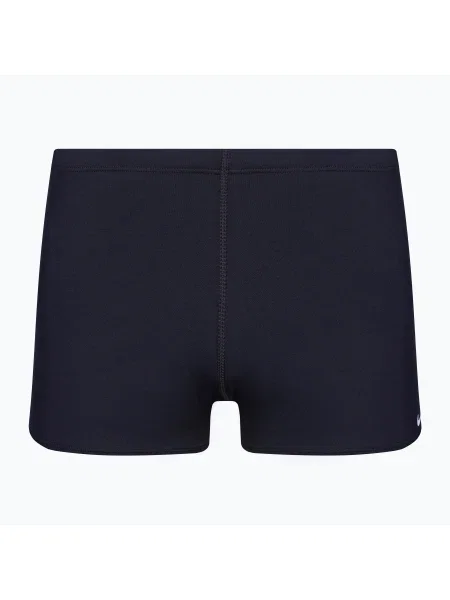 Boxeri de înot bărbați Nike Hydrastrong Solid Square Leg negru
