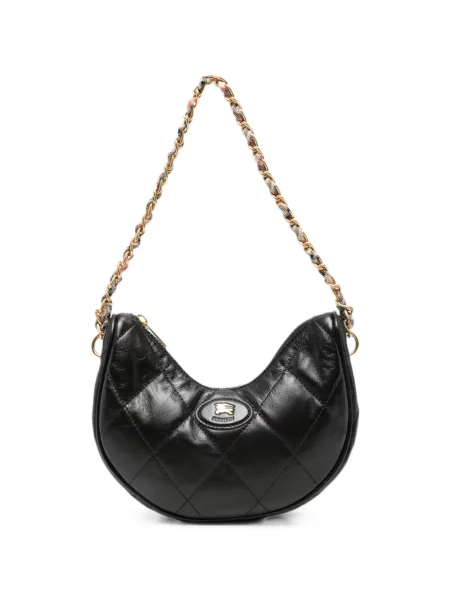 Matlasat geanta crossbody Burberry din piele negru