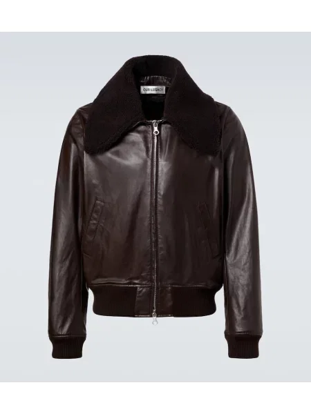 Geanta de piele Our Legacy negru