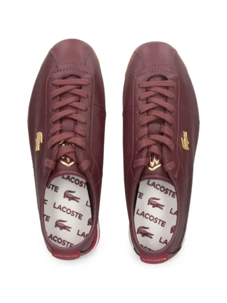 Sneakerși Lacoste cu autograf roșu