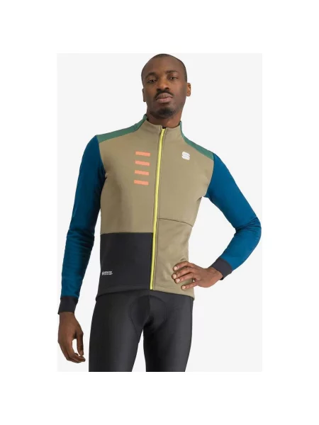 Kurtka Sportful Tempo GORE-TEX INFINIUM™ jasny beż niebieski M biała