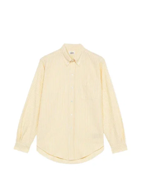 Pruhovaná košile Fortela žlutá