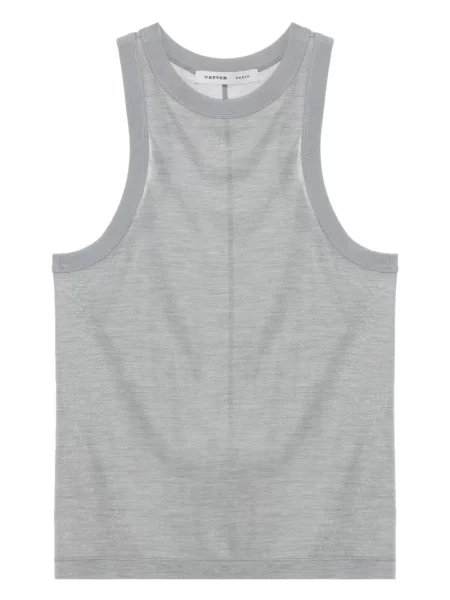 Przezroczysta podkoszulka Carven szara