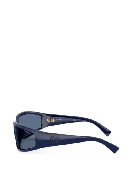 Ochelari de soare Miu Miu Eyewear cu autograf albastru