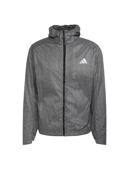 ADIDAS PERFORMANCE Αθλητικό μπουφάν γραφίτης / πέτρα λευκό