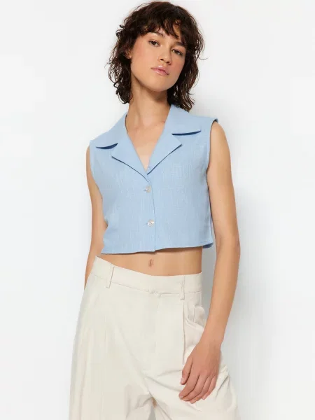 Trendyol Топ блакитний