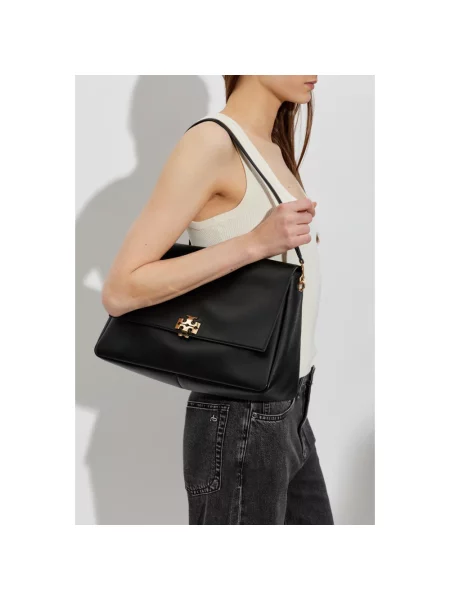Torebka Tory Burch skórzana czarna