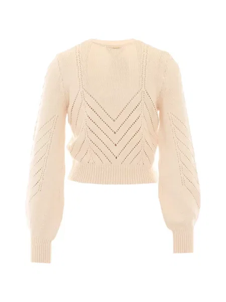 Decupat pulover Twinset de lână