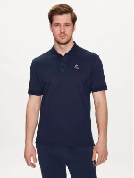 Tricou polo Le Coq Sportif albastru