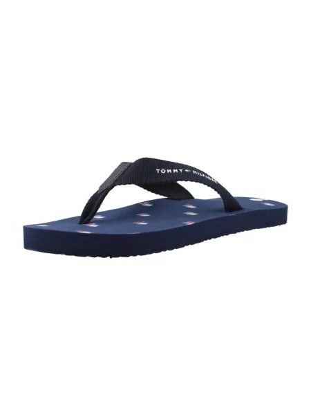 Pantofle Tommy Hilfiger modré