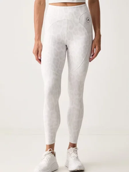 Pantaloni sport Adidas By Stella Mccartney alb
