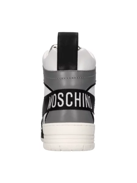 Sneakersy Moschino skórzane
