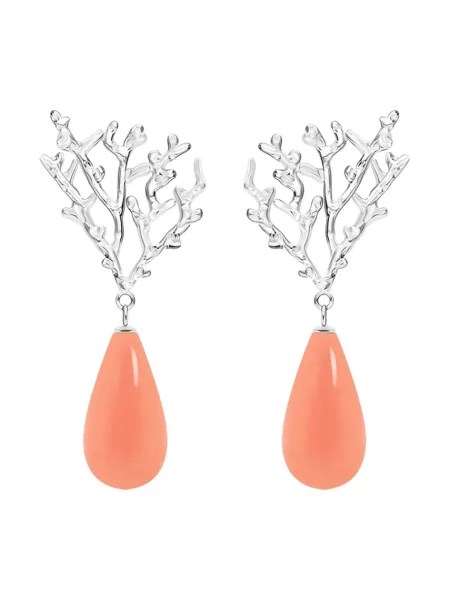 Posrebrene naušnice Lilou