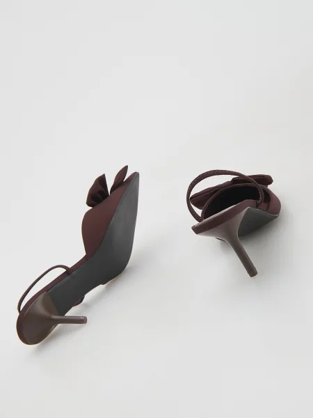 Туфли Reserved с бантом коричневые