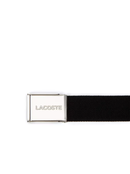 Lacoste Pasek Concept French Made czarny